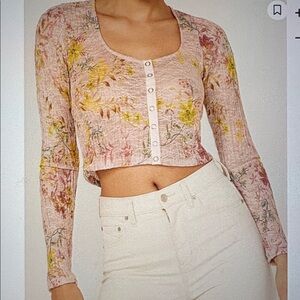 FP Angelina Floral Cardigan